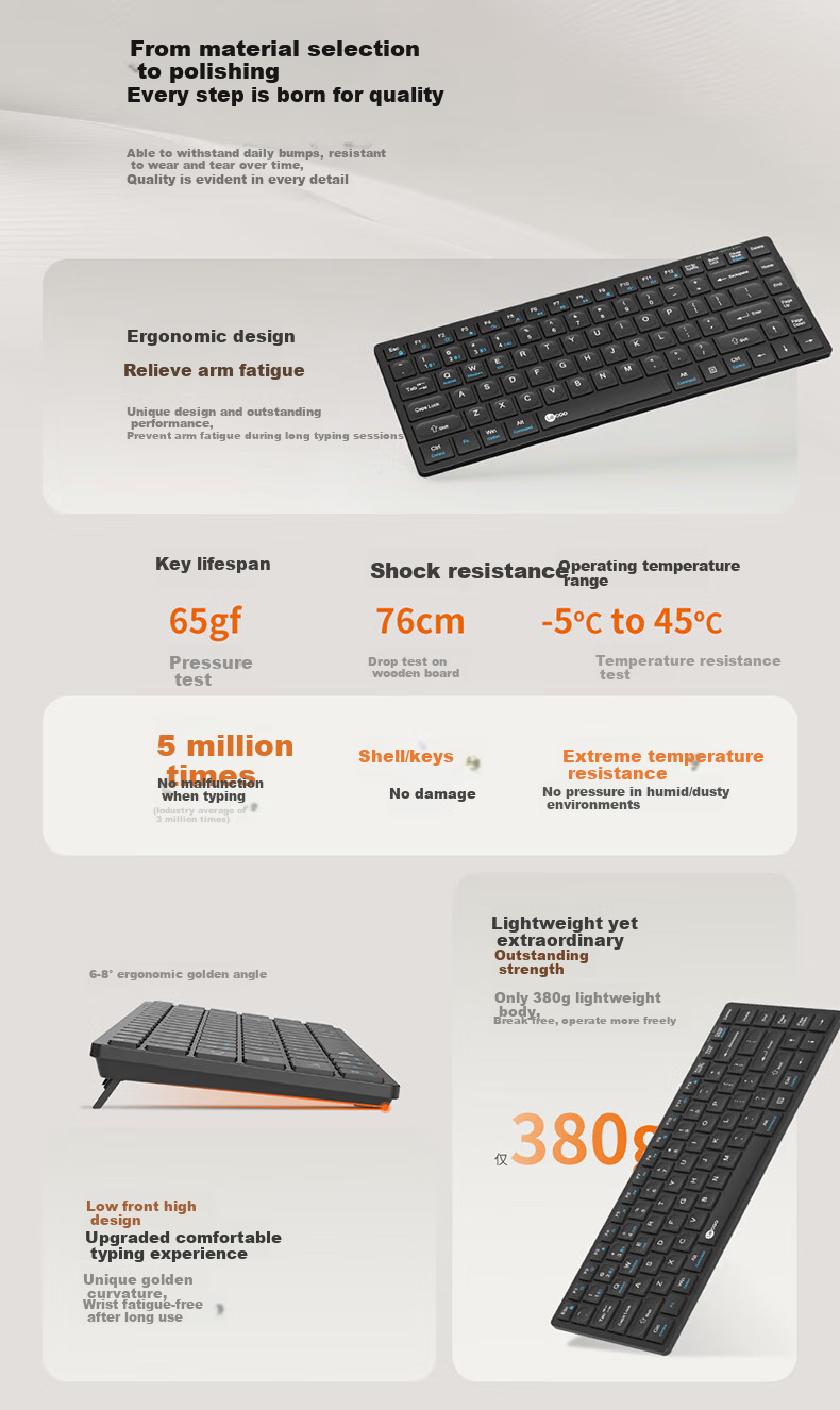 Lenovo Wired Keyboard And Mouse Combo Set, Full-Size Splash-Resistant Ergonomic Design, Comfortable Feel, Suitable for Business Office Desktop/little New, MK001 7