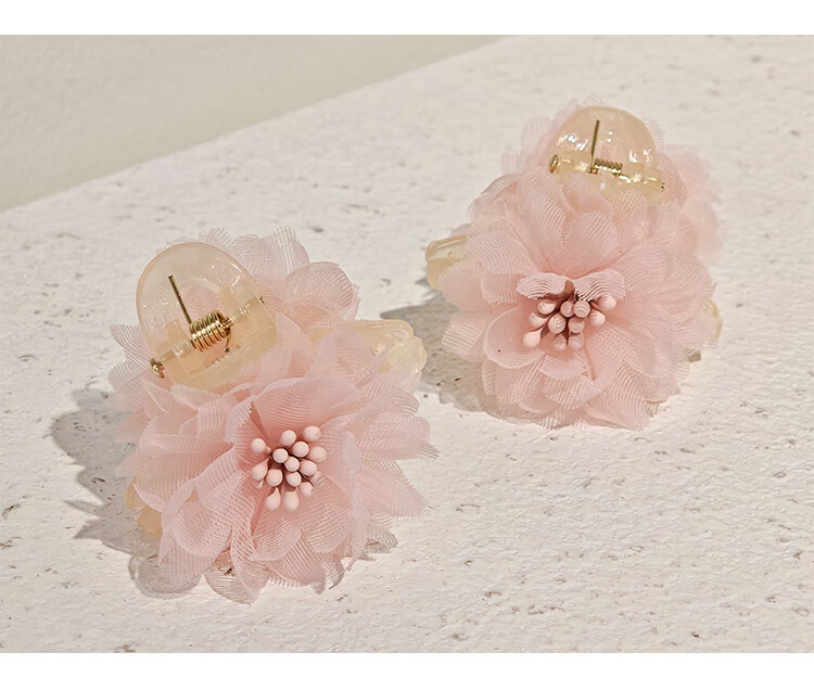 CHIMERA 2-Piece Small Floral Kids Hair Claw Bangs Clip Princess Hair Accessories Girls Hairpin Children's Day Gift 6.1 13
