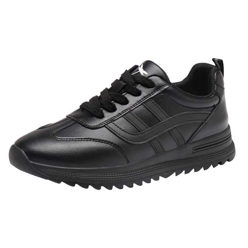 Red Dragonfly Women's Casual Shoes Small Black Retro Autumn Winter Sports Shoes Women's Ins Trendy Training Shoes C0TTN06173 Black Size 39