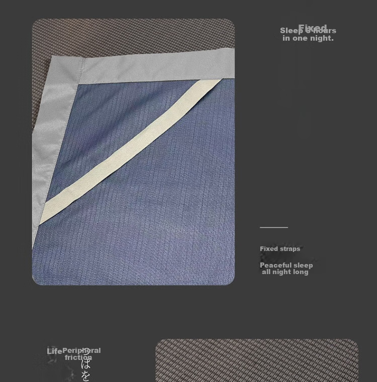 UCHINO HU-HY05L06 Summer Encounter Ice Silk Mat Set of Three Pieces, 180*200cm, Set, Gray 8