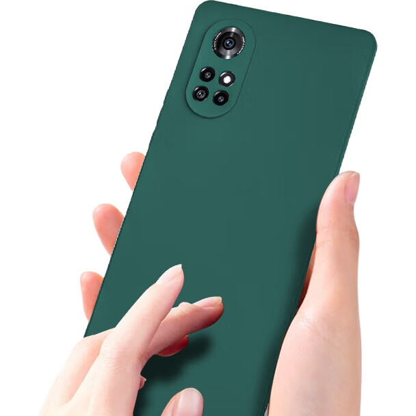 Чехол HotFire для Huawei Nova 8 / Honor V40 Light Luxury Edition, силиконовый, матовый, противоударный, черный