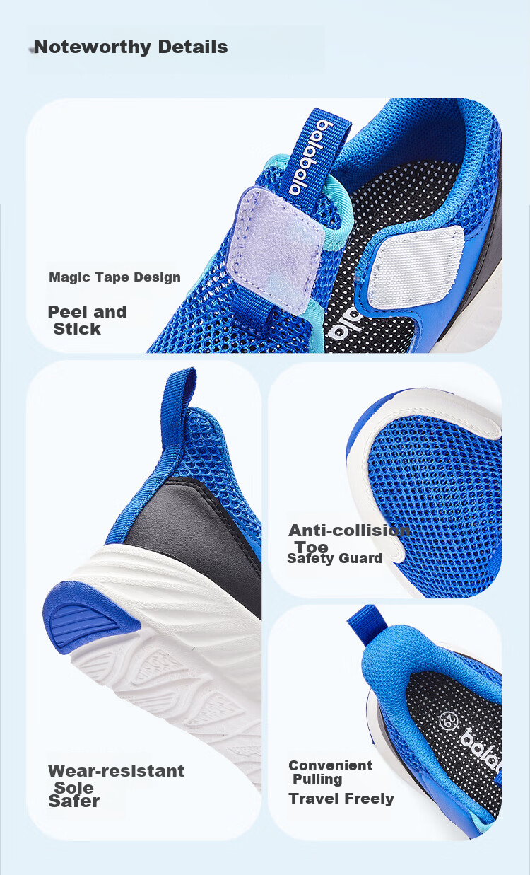 BALABALA Children's Shoes, Kids' Sneakers, Breathable Boys And Girls Footwear, Summer 2025 Mesh Shoes, Breathable, 209225140219 9