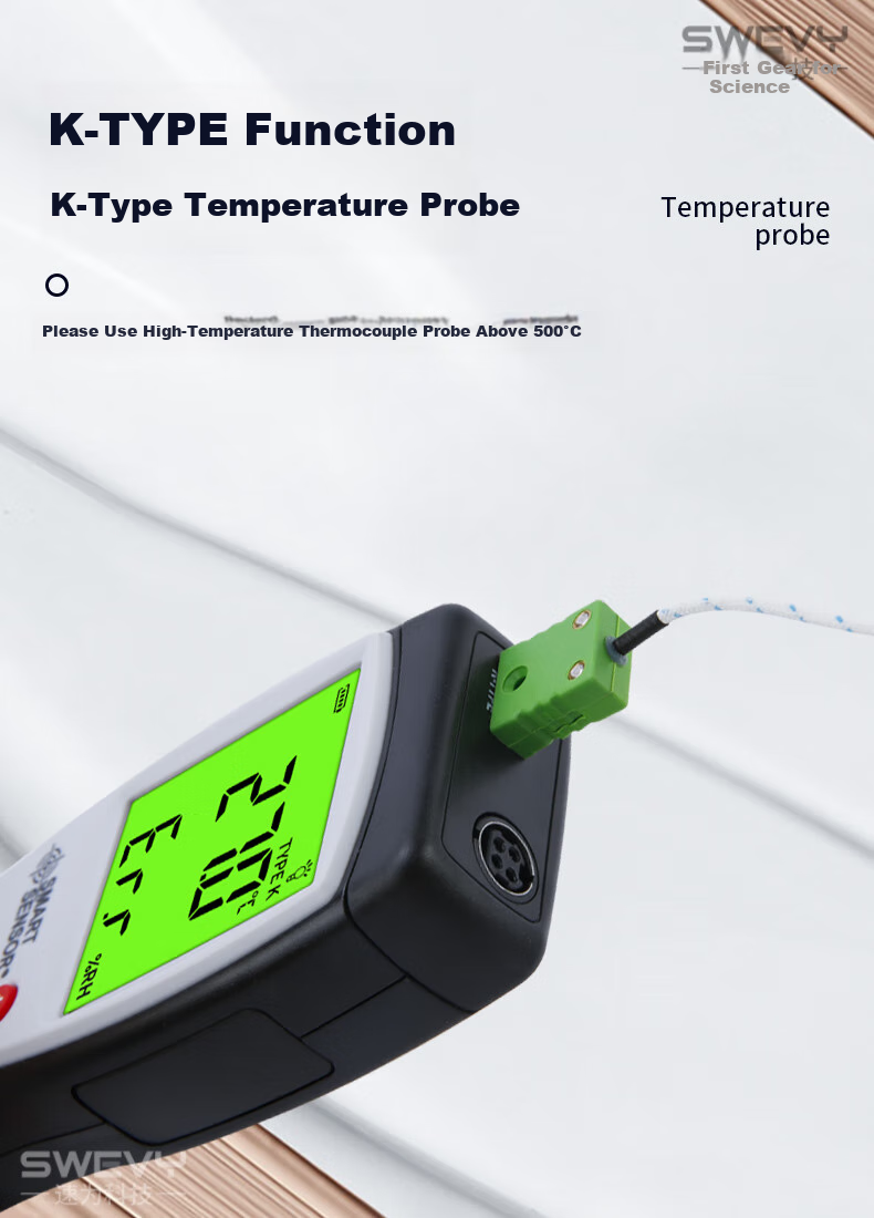 Xima AS847 Handheld Thermometer And Hygrometer, High-Precision Industrial Digital Temperature And Humidity Meter 15
