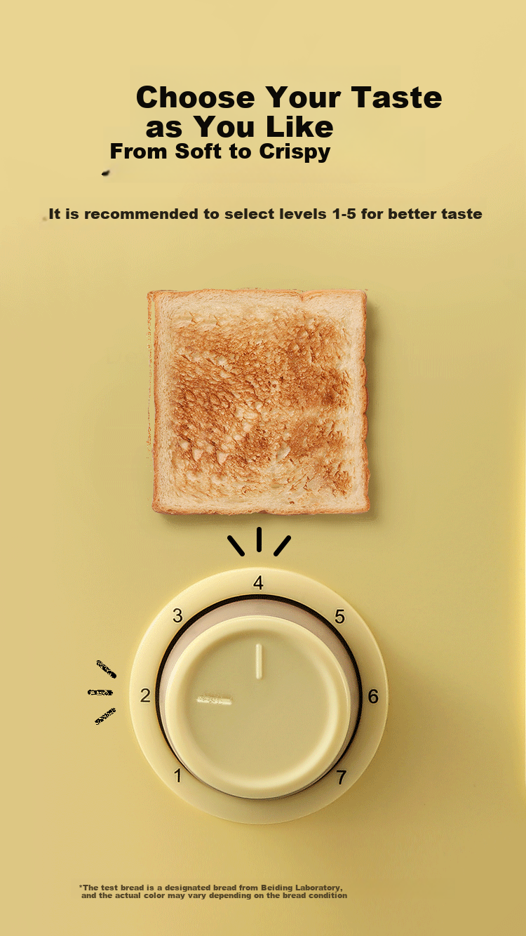 Buydeem Bread Maker Multifunctional Automatic Toaster Home Toasting Machine Toast Oven Waffle Maker Quick Reheating Bread Toaster [Light Pine Green] 7