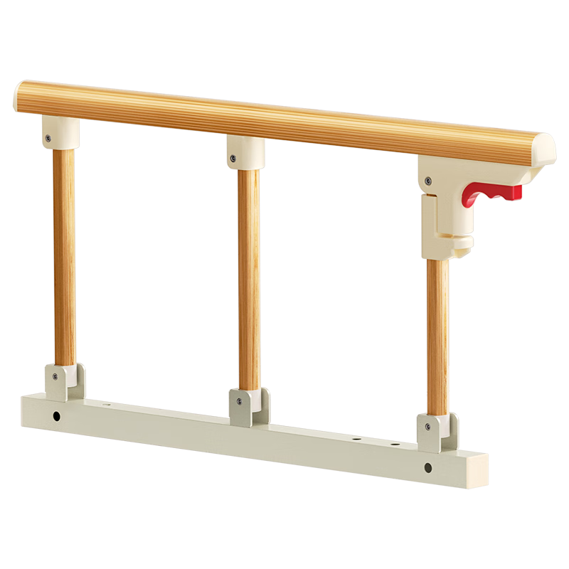 Interhasa! Bedside Safety Rail Elderly Anti-Fall Guardrail Bed Bumper Safety Handrail Getting Up Aid P1370016