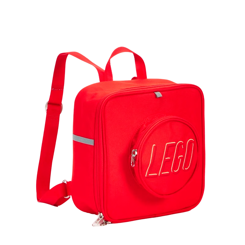 LEGO® Mini Backpack Small Hiking Mountaineering Student School Bag Birthday Gift Red