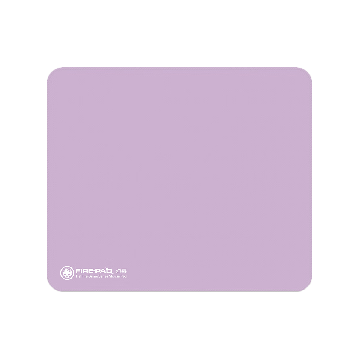 FIRE-PAD Gaming Mouse Pad All-Purpose Cloth Surface Solid Color Ultra-Narrow Dense Edge Stitching Medium Small 480x400x5mm Violet