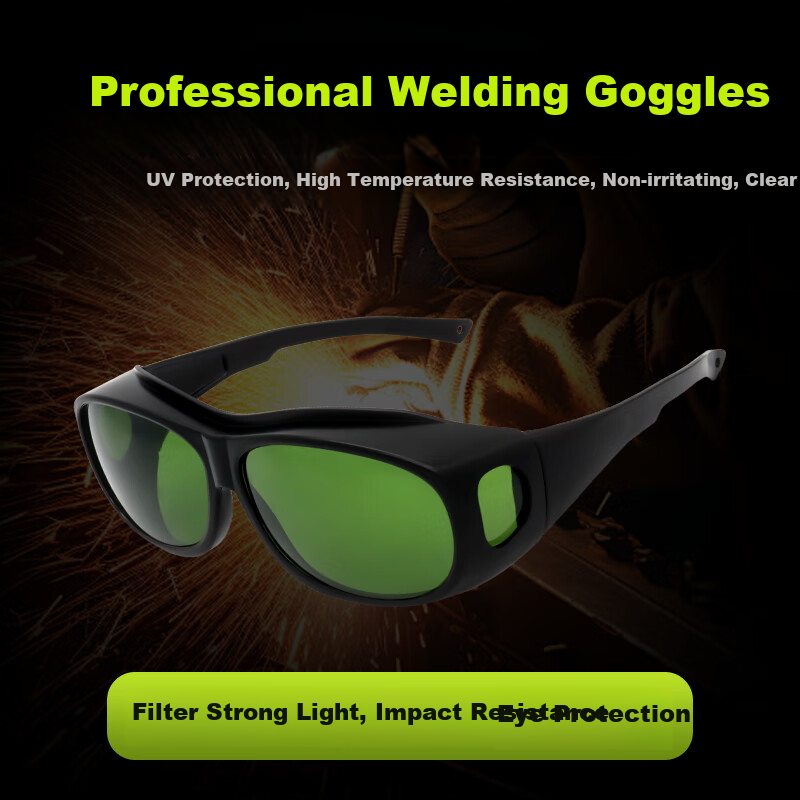 Jimmy Orange Welding Goggles, Professional Laser Welding And MIG Welding Glasses, Anti-Glare Protective Eyewear for Welders