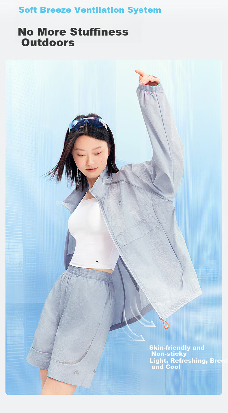 Meilicheng Sun Protection Clothing, UV-Resistant Sunscreen Jacket, Unisex Blocky Style, Protective Outerwear 007, Purple (Top), 2XL 7