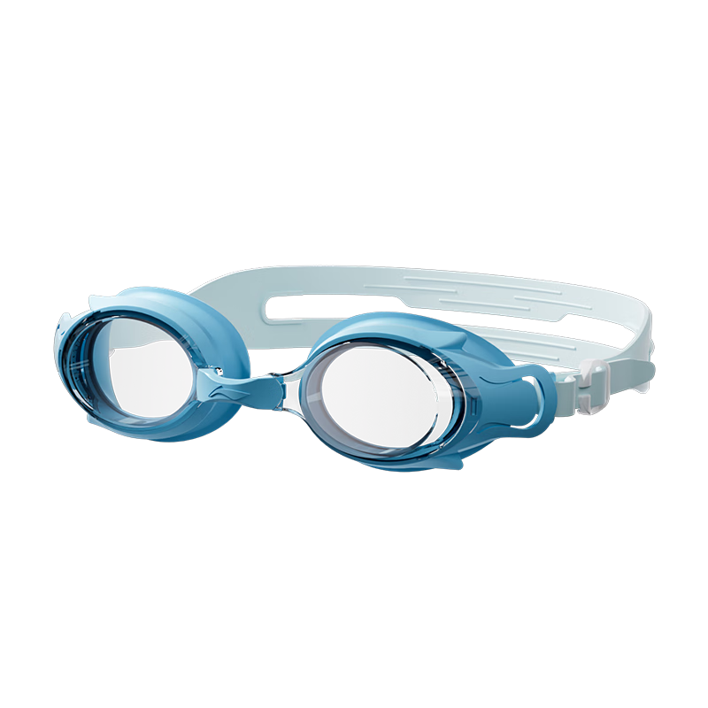 Li-Ning Children's Swimming Goggles, Waterproof And Anti-Fog, for Boys And Girls, High-Definition Swimming Glasses, Non-Prescription Swimming Goggles, 2231 Blue