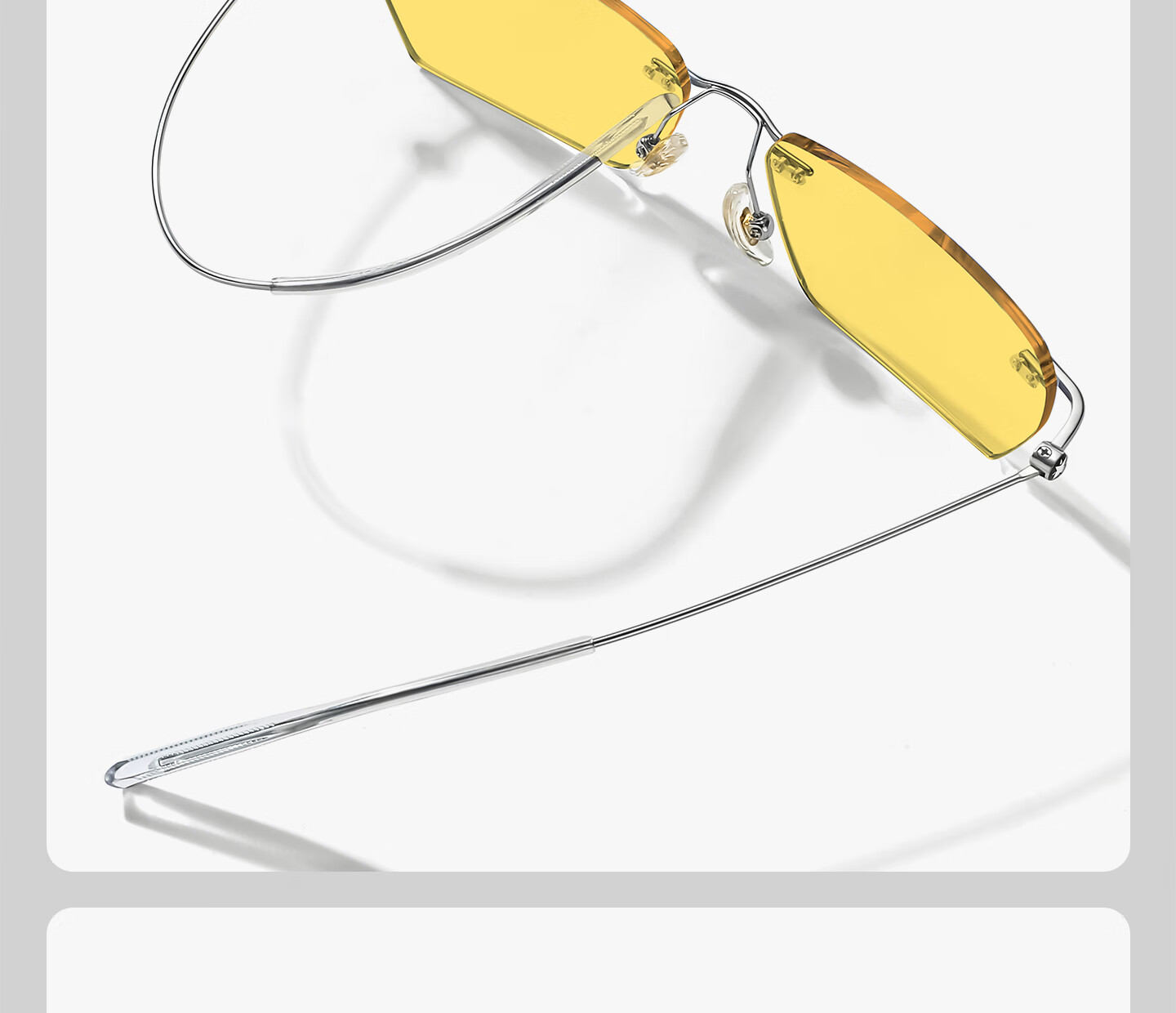 CAPONI Frameless Night Vision Glasses for Men And Women, Photochromic Sunglasses for Day And Night Use, Driving-Specific Night Anti-Glare Sunglasses 4