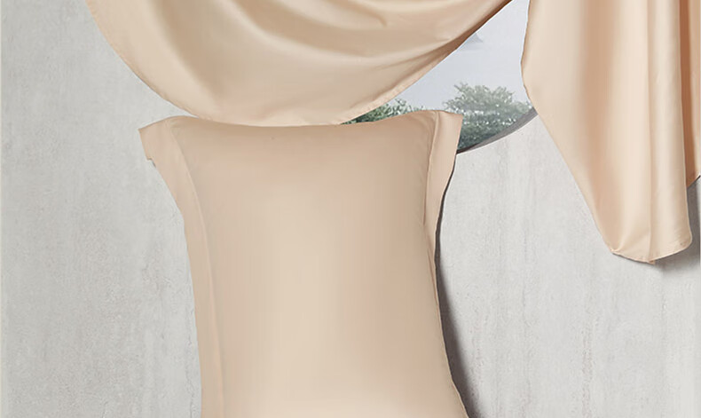 Bailisi Pillowcase, 60S Pure Cotton 100% Long-Staple Cotton Pillowcase, Class A Bedding, Satin Breathable Home Double Pillowcase 12