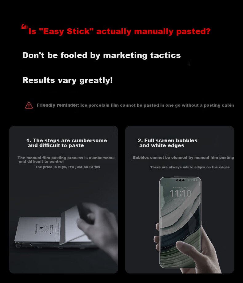 DIVI [Ice Ceramic Film I Double Pack] Screen Protector for Huawei Mate60 Pro, Full Adhesive 60 Pro+/RS Tempered Glass Soft Film, Extraordinary Master Hydrogel Film, High-Definition Anti-Drop 1