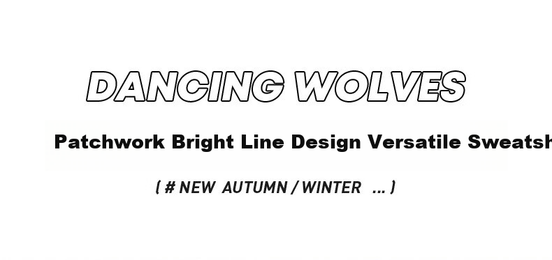 DANCING WOLVES Sweatshirt for Men, Visible Stitching, Comfortable Round Neck Pullover, Thin Sweatshirt for Men, 015 Dark Gray, Size 165 3