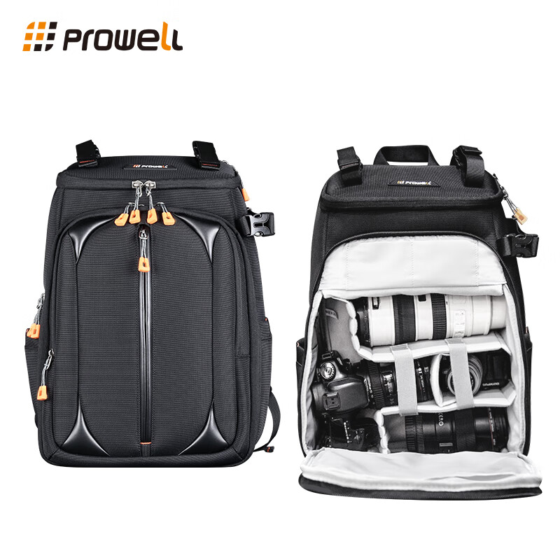 Pulewei DSLR Camera Bag, Backpack Photography Bag, Digital Canvas Outdoor Waterproof Travel Backpack