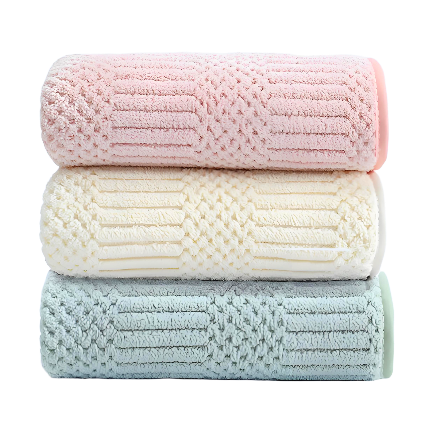 Grace Towels, 7A Antibacterial Children's Extra Large Soft Face Towels, for Men And Women, Adult Fiber Absorbent Face Towels, 3 Pieces