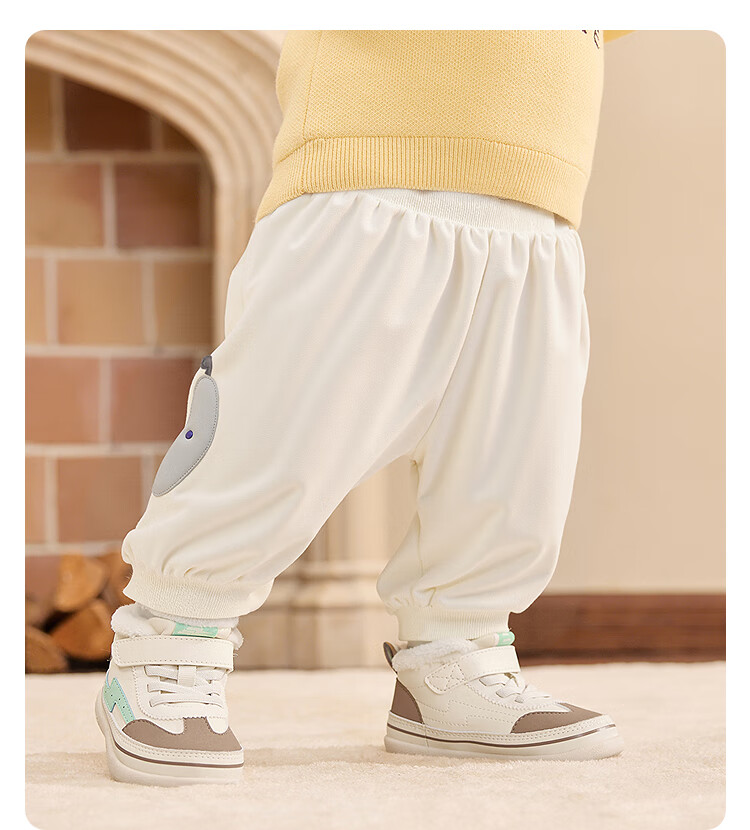 BALABALA BalaOne Loose-Fitting Joggers Pants for Boys And Girls, Winter Warm Trousers 209425108202 11