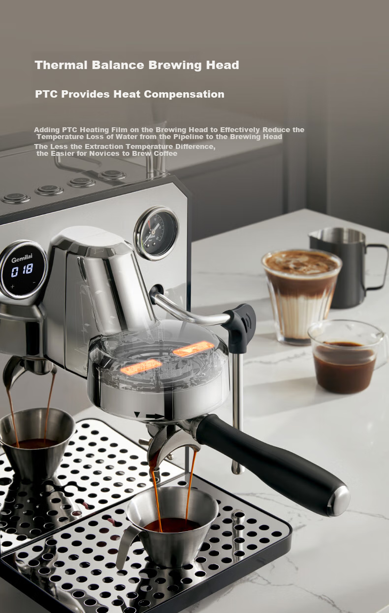 GEMILAI Owl G3006 Coffee Machine, Home Semi-Automatic Coffee Maker, Small Appliance for Americano And Espresso 7