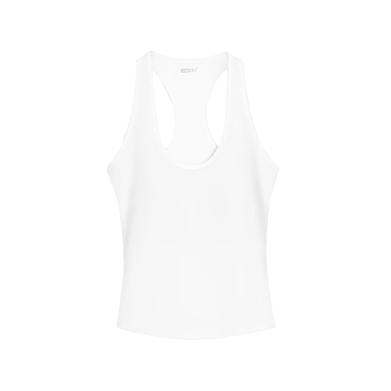 Hongdou Women's Lyocell Cotton Cooling Silky Padded Yoga Sports Racerback Tank Top