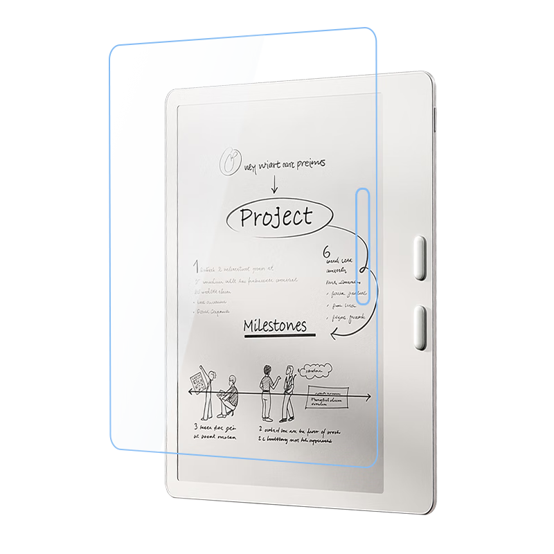 Freeson BOOX Leaf5 7-inch E-Reader Screen Protector Anti-Blue Light Soft Film Scratch-Resistant Smooth Writing Paper-Like Screen Protector