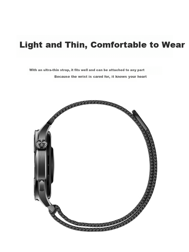 Weiqiantu [Magnetic Milanese Loop], Suitable for Huawei GT7/GT6/GT5/Pro/GT4 Watch Bands, Compatible with Watch6/6pro/watch5/watch4, Buds2, And Master 2 2