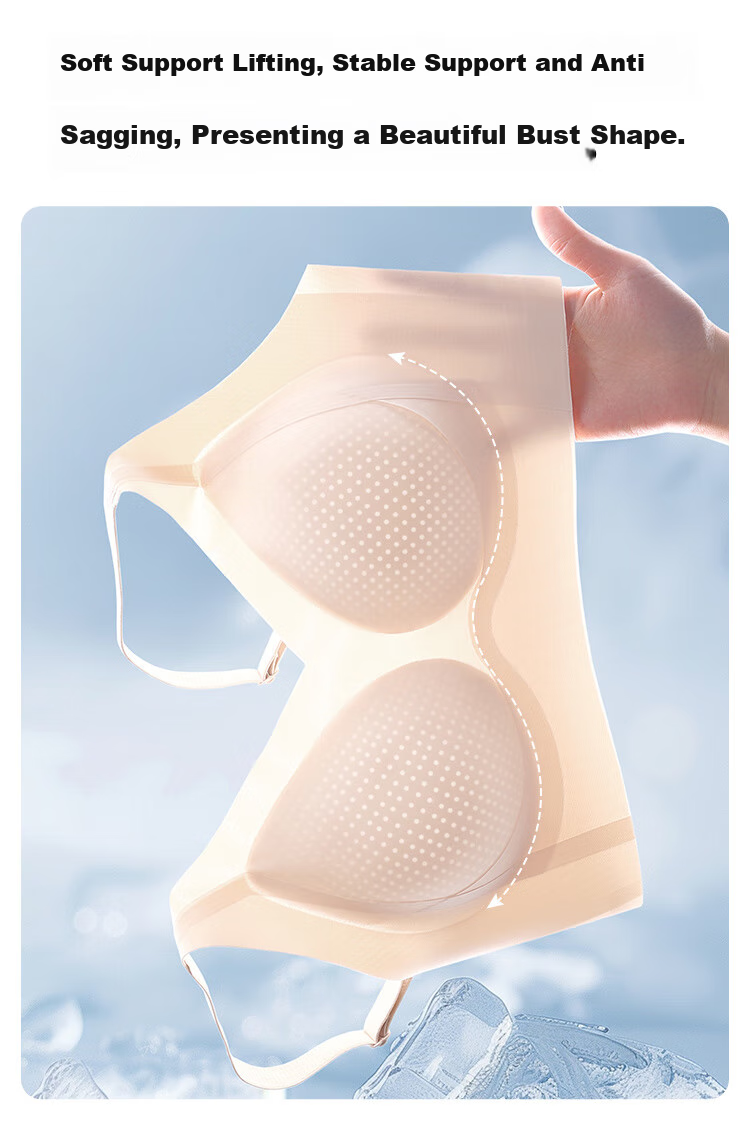 GRACEWELL Spring And Summer Ultra-Thin Cool Breathable Push-Up Bra for Women, Lift And Support, Anti-Sagging, Amino Acid, Seamless Brassiere 7