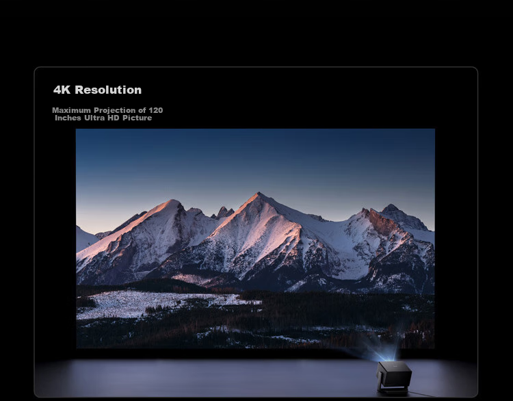 MI Laser Projector, 3 4K Resolution, Pure Tri-Color Laser Light Source, MI Pengpai Smart Home Theater All-In Cloud Platform, First-Class Energy Efficiency 4