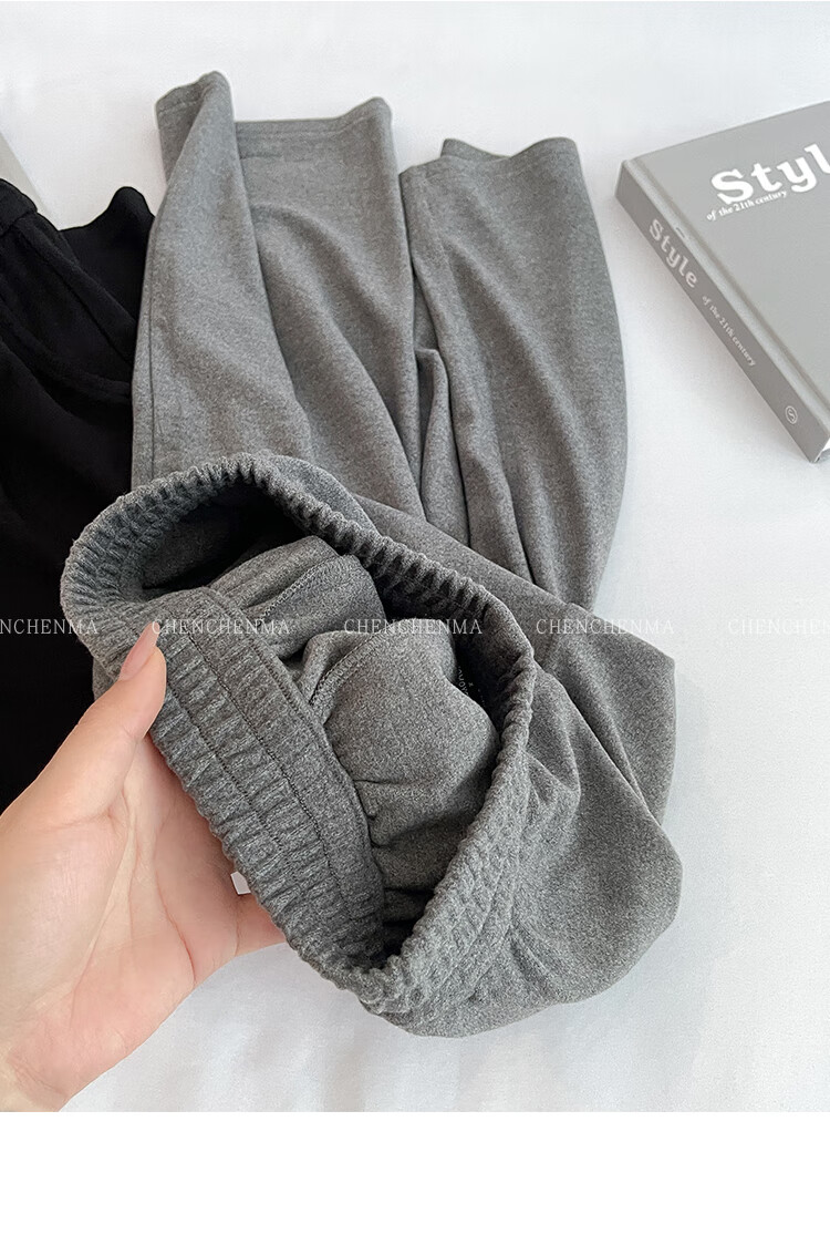 Chenchenma [Super Comfortable] Girls' Spring And Autumn Casual Straight-Leg Pants, Parent-Child Outfit, Children's Loose Floor-Length Trousers 54