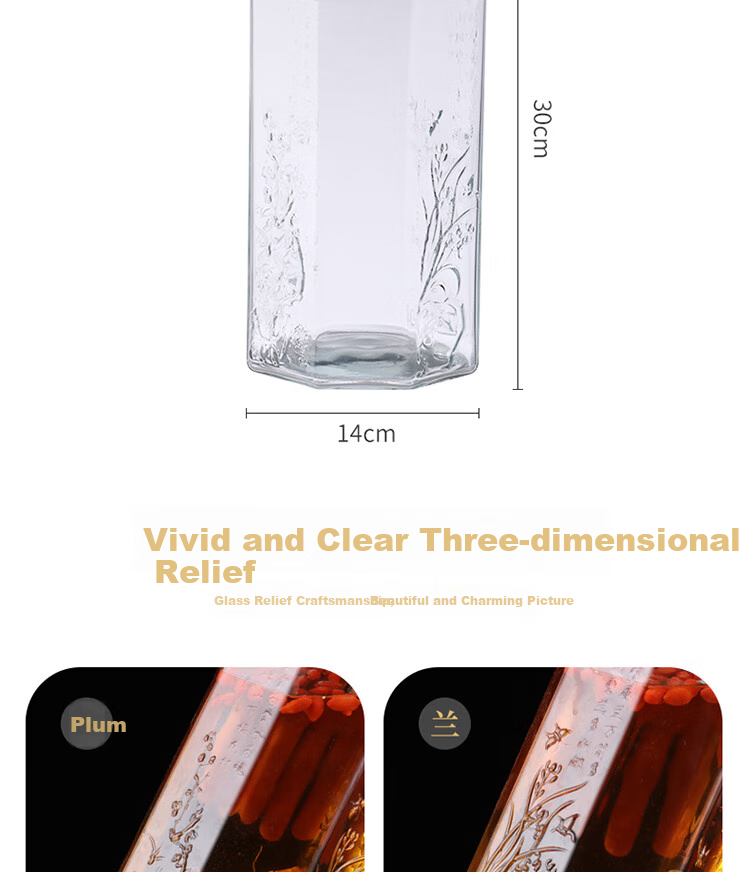 BJ Glass Infusion Container, Sealed Jar for Home Brewing, Pickling Jar, Liquor Bottle, Specialized Bottle for Soaking Liquor 10