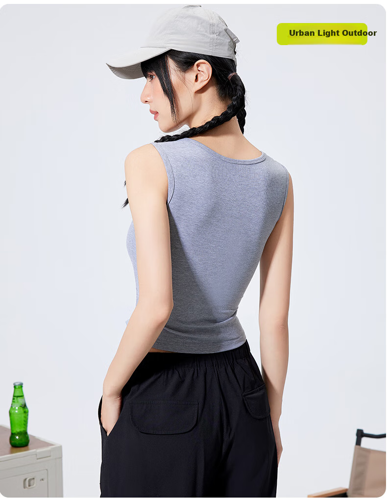 Ordifen Women's Camisole Tank Top, No Bra Needed, One-Piece Undershirt, Conceals Side Boob, Prevents Wardrobe Malfunction, 7A Antibacterial Inner Layer, 2025 New Style 11