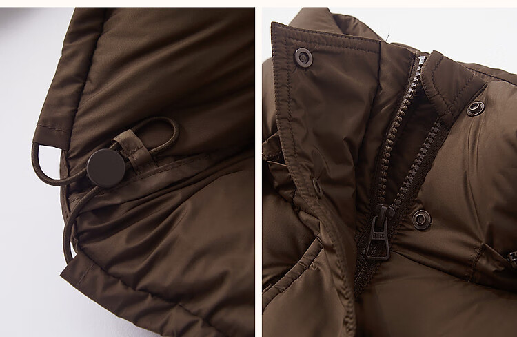 Dme Dopamine Cloud Puff Winter Warm Scarf 90% Duck Down Drawstring Short Women's Down Jacket 10