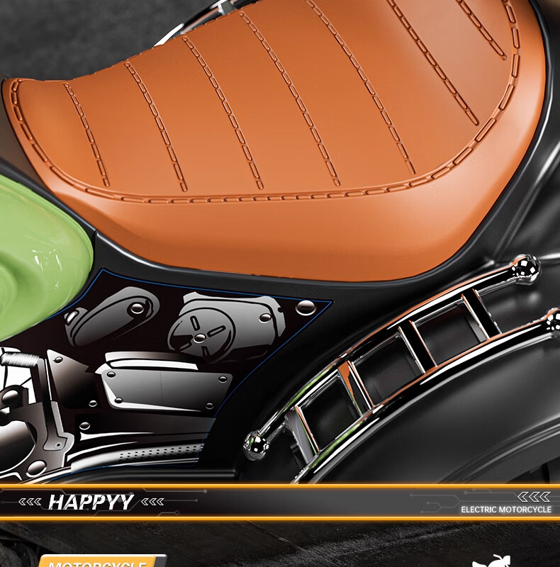 Hankaoala Kids Toy Remote Control Car Tricycle for 1-3-6 Year Olds Ride-On Electric Motorcycle Toy Car 8
