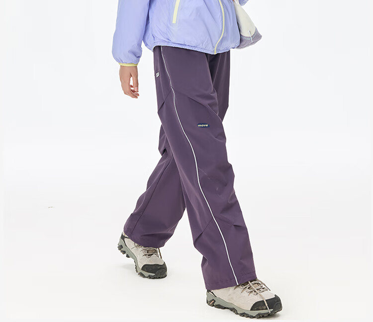 Onmygame Color Shell Pants Children's Lightweight Outdoor Long Pants Autumn Black 110 7