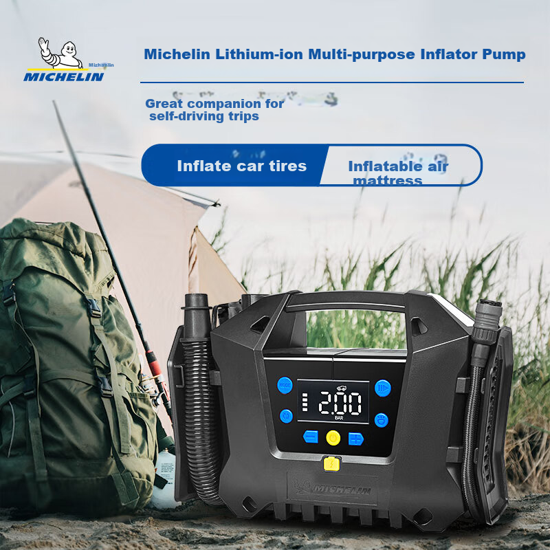 MICHELIN Car Air Pump, Wireless Lithium Battery Inflator, Air Compressor for Electric Vehicles And Cars, Suitable for Li Auto I9