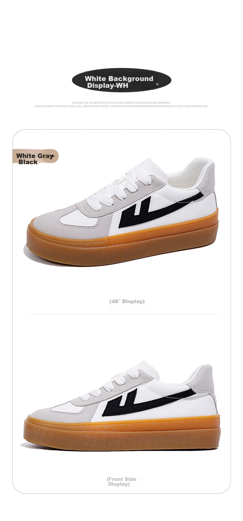 Huili Official Women's Shoes, Spring Sneakers for Women, 2026 New Style Simple Versatile Dexun Shoes for Women, Black And White, Size 35 9