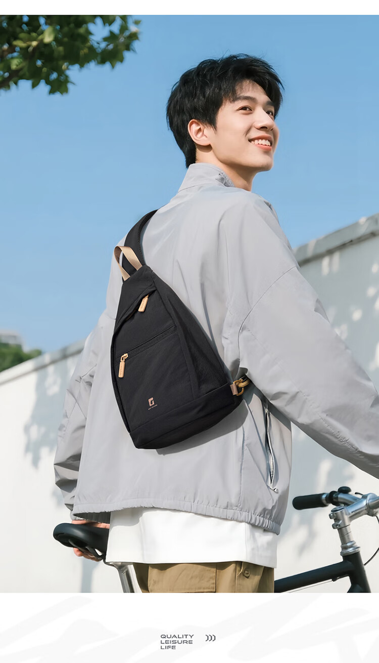 GOLF Men's Lightweight Chest Bag Crossbody Shoulder Bag Women's Phone iPad Casual Cycling Sports Small Backpack 3