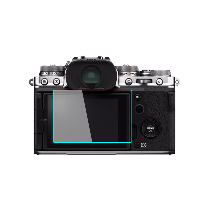Earlymen 2-Pack Tempered Glass Screen Protector for Fujifilm X-E5 High Definition Transparent Camera Screen Film Protective Film Mirrorless Camera Accessories