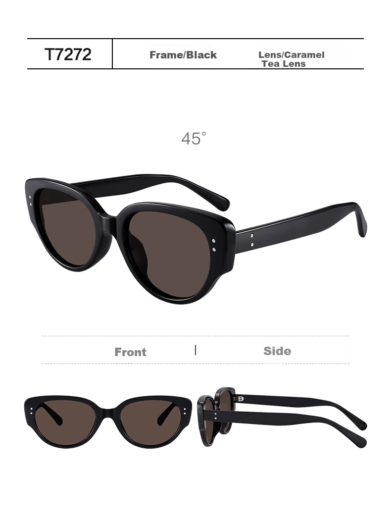 Pulais Cat Eye Sunglasses for Men And Women, UV Protection, Polarized, High Definition, Sun Protection, Driving, High-End Fashion Trendy 26