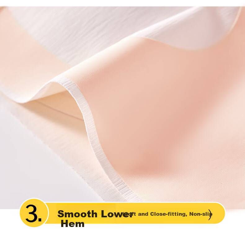Ordifen Teenage Girls' Underwear, Developmental Seamless Sports Bra, Anti-Shock Vest for Middle And High School Students, Adjustable Bra, 3 Levels 12