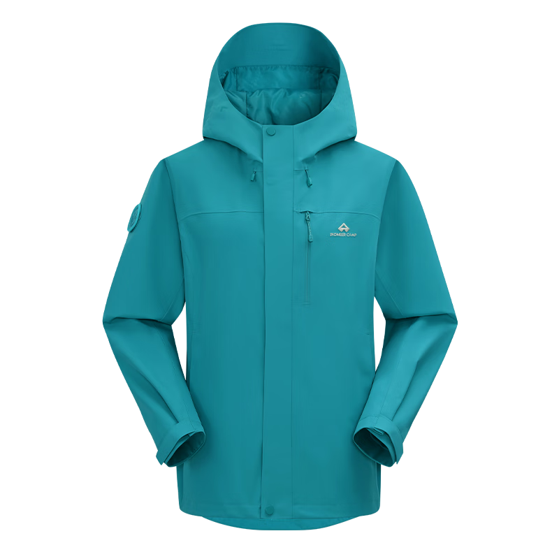 Pioneer Camp Three-In Women's Fleece Inner Liner Outdoor Hiking Jacket Windproof Waterproof Warm Hardshell Coat