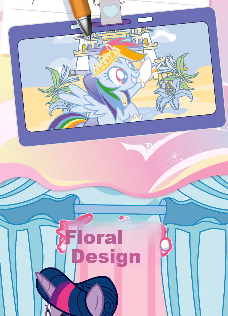 Kayou My Little Pony Blind Box Pen, Retractable Gel Pen, Signature Pen, Stationery, 0.5mm, Mid-Autumn Festival, National Day, Christmas Gift 7