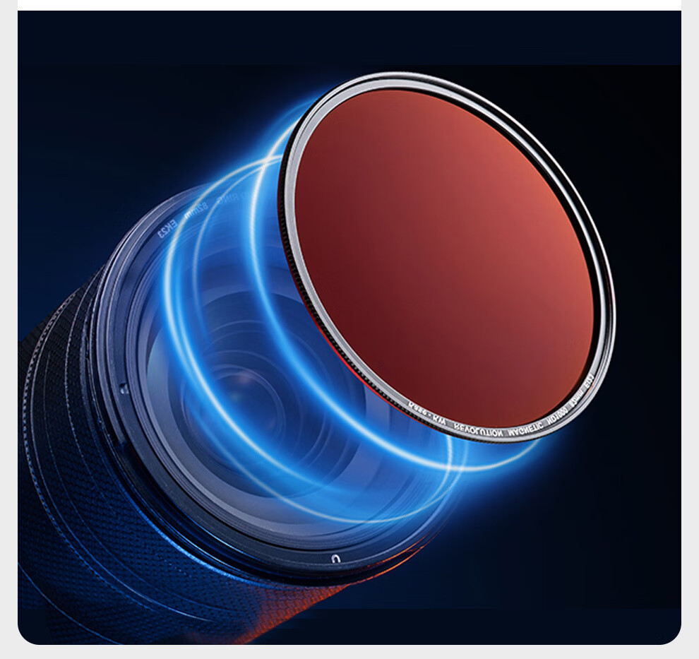 Kase Wolverine Colorful Magnetic Black Soft 1/4 Soft Light Filter 2nd Generation 72mm Soft Focus Lens Haze Lens Portrait Beautifying Protective Dream Lens 9