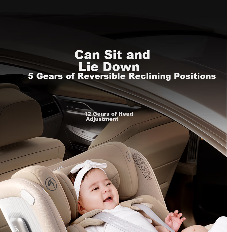 Welldon SmartTurn 2PRO+ Child Safety Seat 0-7 Years i-Size Intelligent Ventilation Infant Baby Car Seat 30
