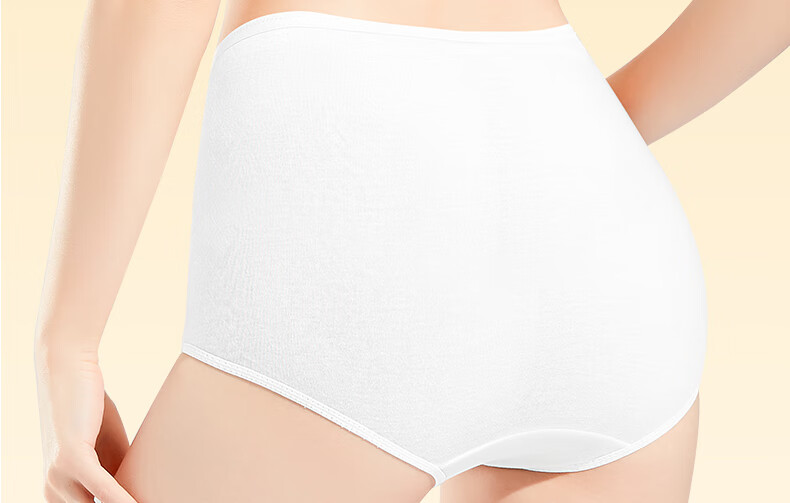 Guxu Disposable Women's High-Waist Postpartum Cotton Sterile Maternity Underwear Plus Size 10-Pack 30
