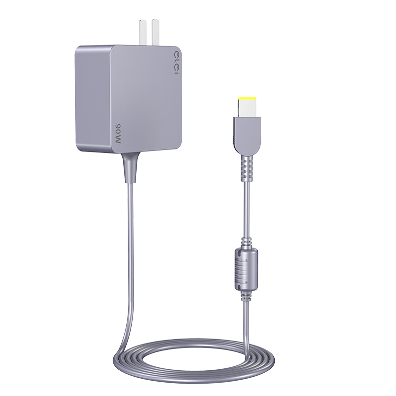 ELei Portable Laptop Charger for Lenovo E560 T460s X240 X260 E470 Adapter 20V 3.25A/4.5A 65W/90W Square Port Power Cable