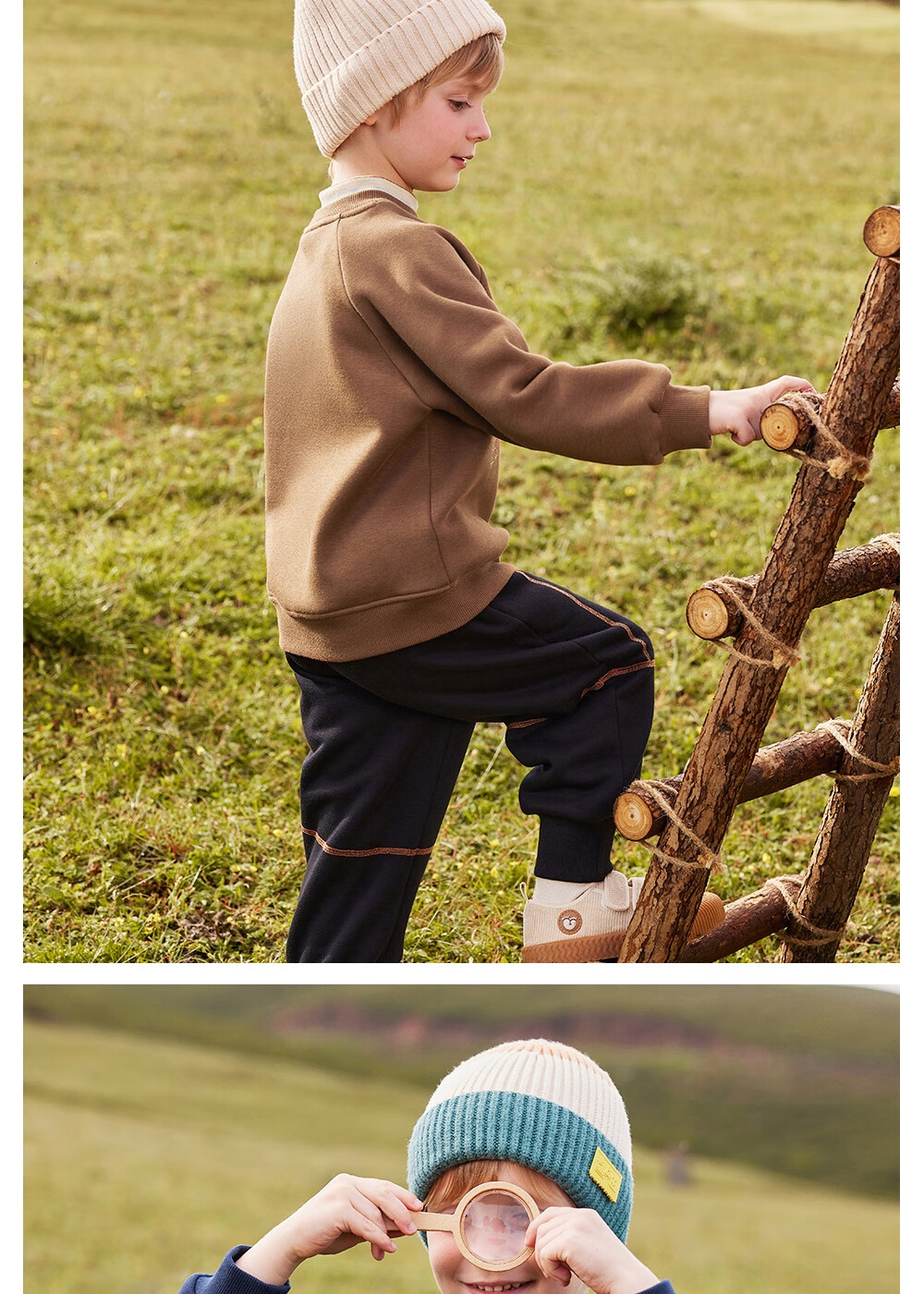 Betis Children's Sweatshirt 2025 Autumn Winter New Boys Girls Half Turtleneck Long Sleeve Fleece Warm Top 4
