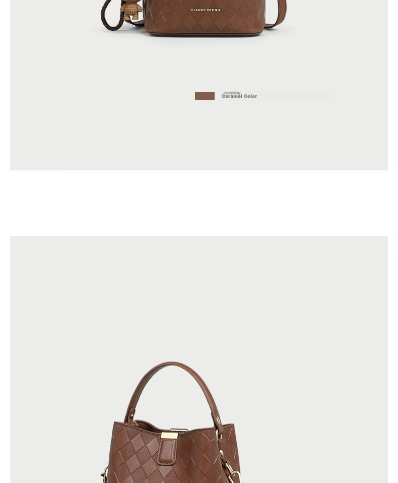 YUYULA Leather Handbag, Women's Crossbody Bucket Bag, Commuter Luxury Shoulder Bag, Birthday Gift for Wife Or Girlfriend on May 20th 13