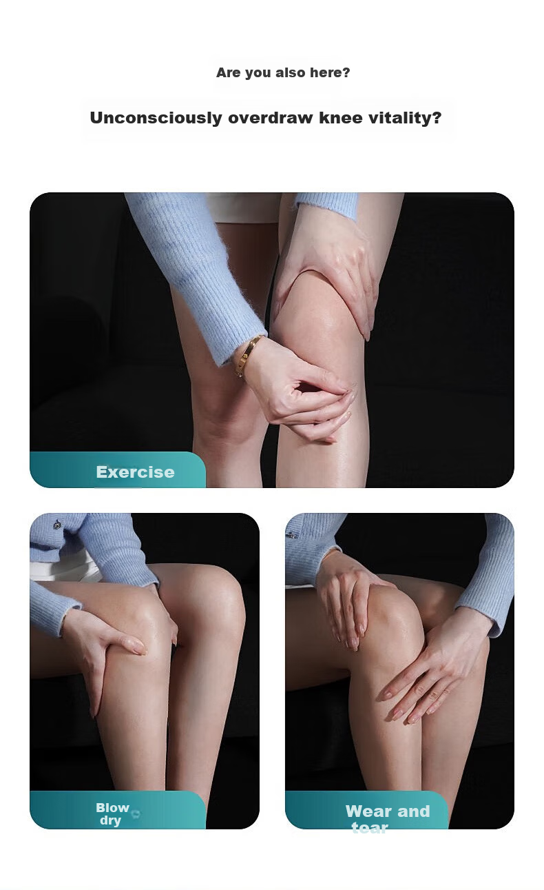 Aijiaoshou Knee Heating Leg Massager, Heated Knee Protector, Warmth for Elderly Parents, Birthday Gift 3