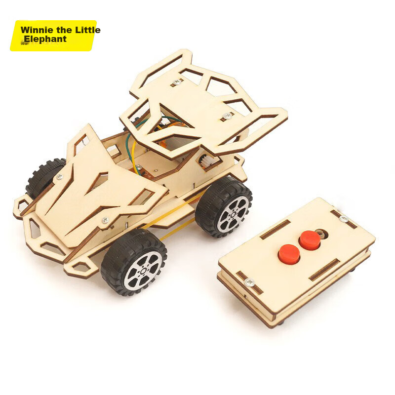 WEINIXIAOXIANG Remote Control Car Model DIY Handmade Science Experiment Kit, Boys' Toy