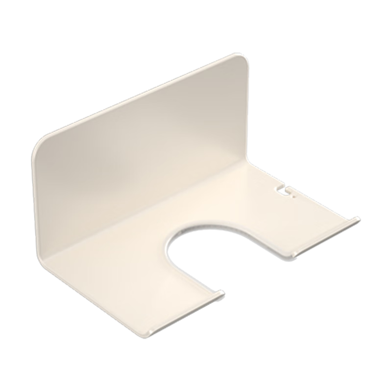 JD Original Cream Series, No-Drill Hair Dryer Holder, Adhesive Wall-Mounted Hook, Space Aluminum Bathroom Corner Rack